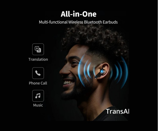 Портативный ИИ-переводчик TransAI Genie G1